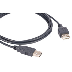 Kramer C-USB/AAE-3 Кабель USB-A 2.0 вилка-розетка, 0,9 м