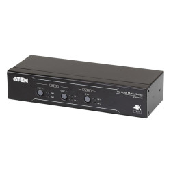 ATEN 2 x 2 True 4K HDMI Matrix Switch with Audio De-Embedder