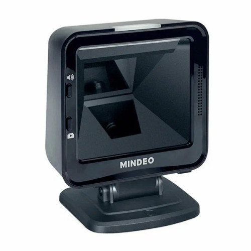 MINDEO MP8610 USB Kit: 2D, cable USB, stand, black, stand scanner