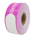 Ninestar (G&G) браслеты для термопринтеров, 35 mm/260 mm, втулка 24 мм, цвет розовый, 100 шт в рулоне, клипсы в комплекте