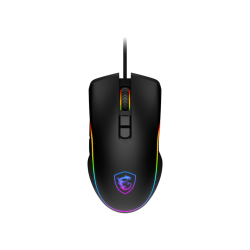 Mouse MSI FORGE GM300, Wired, 118g, DPI 7200, Symmetrical design, RGB LED, black