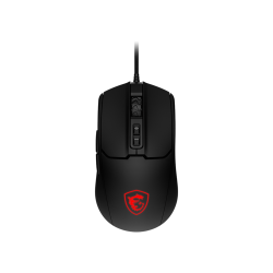 Mouse MSI FORGE GM100, Wired, 108g, DPI 6400, Symmetrical design, black