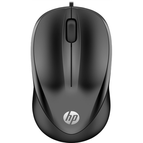 Mouse HP Wired Mouse 1000 (Black) cons