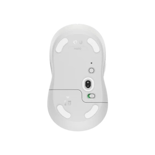 Logitech Wireless Mouse Signature M650, White, Bluetooth, Logitech Bolt [910-006255]