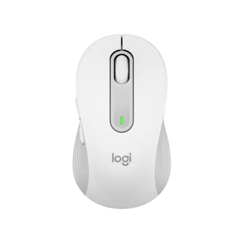 Logitech Wireless Mouse Signature M650, White, Bluetooth, Logitech Bolt [910-006255]