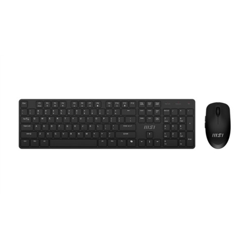 Keyboard and Mouse MSI FORGE K200 Combo, Wireless, Black