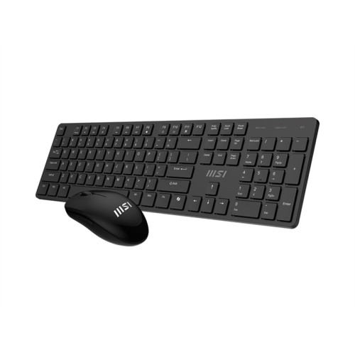 Keyboard and Mouse MSI FORGE K200 Combo, Wireless, Black