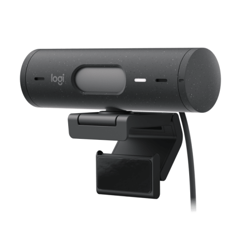 Logitech Webcam Brio 500, 1920x1080, GRAPHITE, 4Mp, защитная шторка, USB-C, [960-001422]
