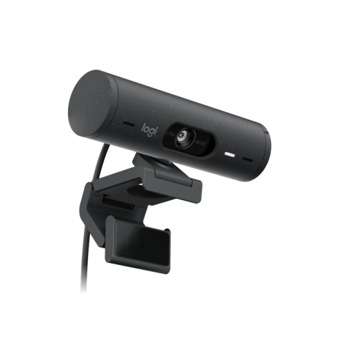 Logitech Webcam Brio 500, 1920x1080, GRAPHITE, 4Mp, защитная шторка, USB-C, [960-001422]