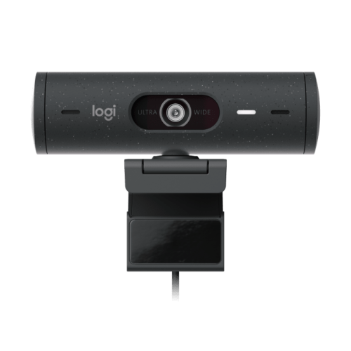 Logitech Webcam Brio 500, 1920x1080, GRAPHITE, 4Mp, защитная шторка, USB-C, [960-001422]