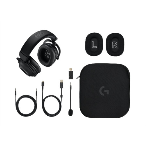 Logitech Wireless Gaming Headset G Pro X 2, 2.4GHz (USB), BLUETOOTH, Black, [981-001263]