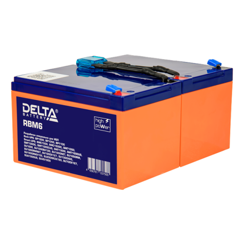 Delta сменный батарейный картридж для ИБП APC (аналог RBC6)