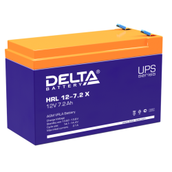 Delta Аккумуляторная батарея для ИБП HRL 12-7.2 X (12V / 7.2Ah)