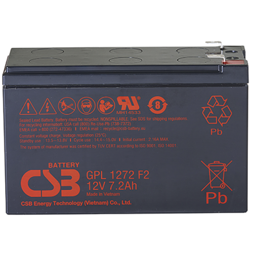 CSB Аккумуляторная батарея для ИБП (10-12 лет) (12V/7.2Ah)