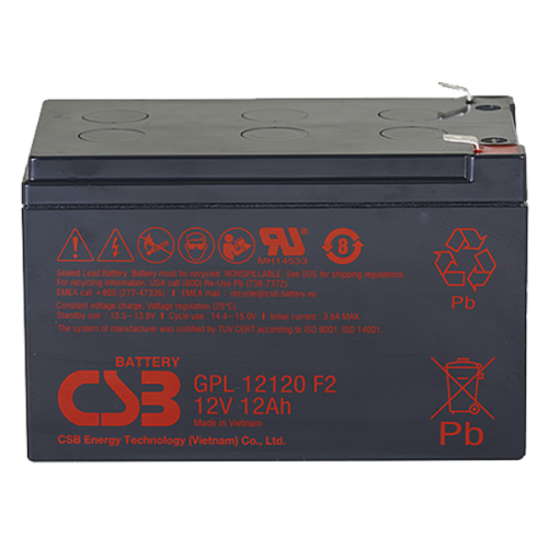 CSB Аккумуляторная батарея для ИБП (10-12 лет) (12V / 12Ah)