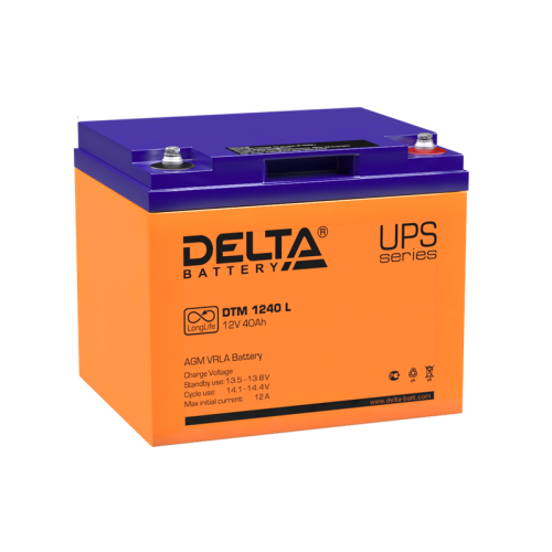 Delta Аккумуляторная батарея DTM 1240 L (12V / 40Ah)