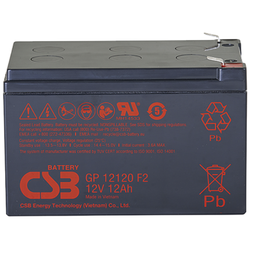 CSB Аккумуляторная батарея для ИБП (12V/12Ah)
