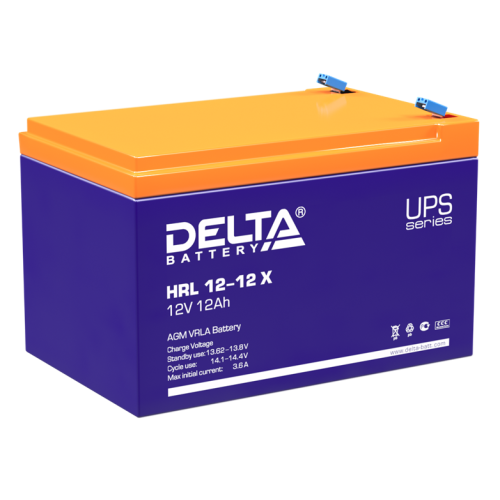 Delta Аккумуляторная батарея для ИБП HRL 12-12 X (12V/12Ah)