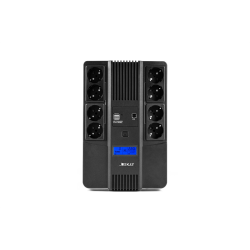 (8933) SKAT-UPS 800-AID-IN-1x9-8 ИБП 220В 480Вт, LCD, АКБ 1x 9Ач, line interactive, мод.синус, 8хSchuko,2xUS
