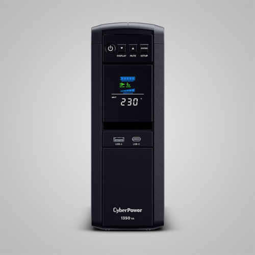 Cyberpower CP1350EPFCLCD Line-Interactive 1350VA/810W USB/RS-232/RJ11/45 (6 EURO)