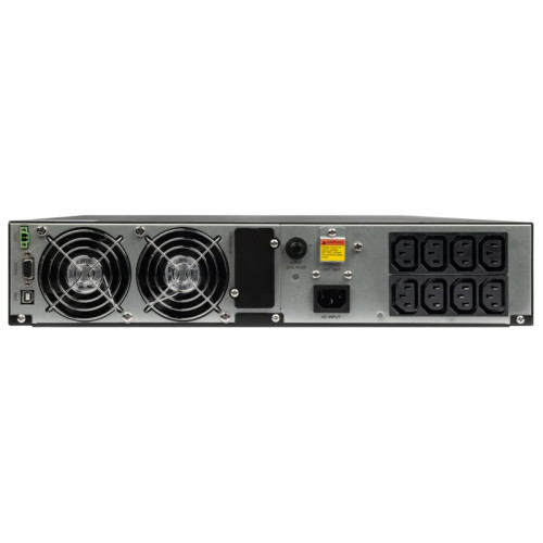 SMARTWATT ИБП Онлайн, мощность 2000/1800 ВА/Вт, стоечный/напольный, LCD дисплей, управляемые розетки, IEC13 - 8 шт.