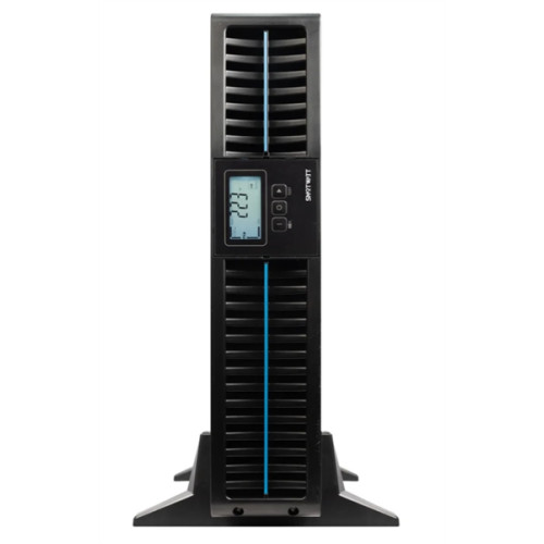 SMARTWATT ИБП Онлайн, мощность 1000/900 ВА/Вт, стоечный/напольный, LCD дисплей, управляемые розетки, IEC13 - 8 шт.