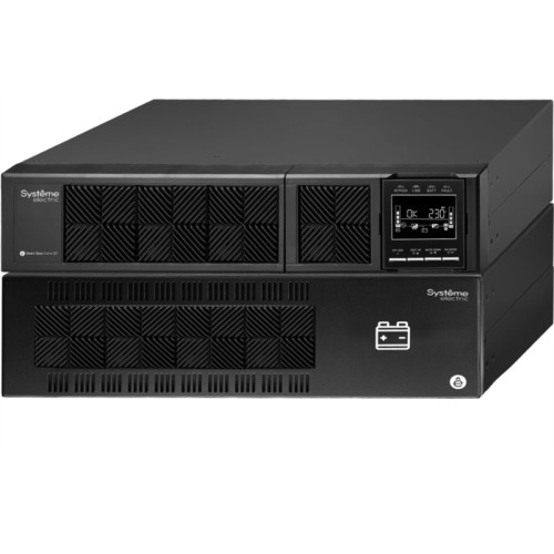 Systeme Electric Smart-Save Online SRT, 8000VA/8000W, On-Line, Extended-run, Rack 2U+3U(Tower convertible), LCD, Out: Hardwire, SNMP Intelligent Slot, USB, RS-232
