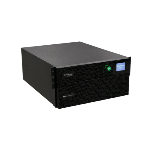 Systeme Electric Smart-Save Online SRT, 6000VA/6000W, On-Line, Extended-run, Rack 2U+3U(Tower convertible), LCD, 6xC13, 4xC19, USB, RS-232, Pre-Inst. Web/SNMP
