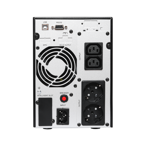 Сайбер Электро ЭКСПЕРТ-II-2000 Онлайн, Напольное исполнение 2000ВА/1800Вт. USB/RS-232/SNMPslot  (2 EURO + 2 IEC С13) (12В /7Ач. х 4)