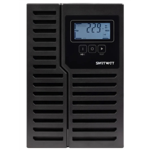 SMARTWATT ИБП Онлайн, мощность 1000/900 ВА/Вт, напольный, LCD дисплей, управляемые розетки, IEC13 - 4 шт.