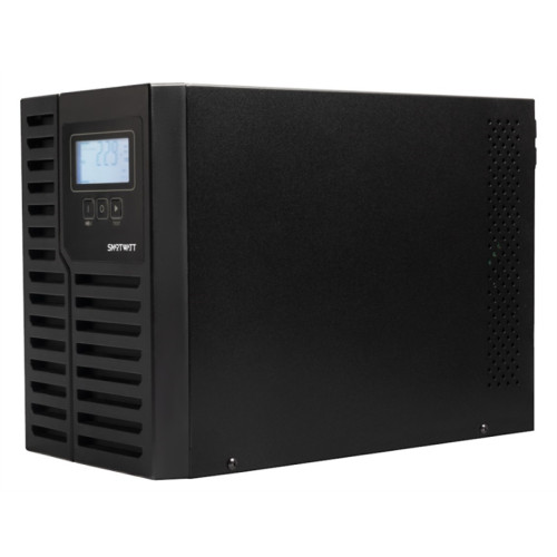 SMARTWATT ИБП Онлайн, мощность 1000/900 ВА/Вт, напольный, LCD дисплей, управляемые розетки, IEC13 - 4 шт.