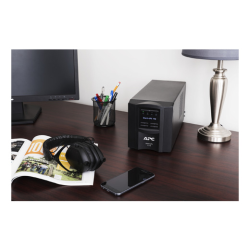 APC Smart-UPS 750VA/500W, Line-Interactive, LCD, Out: 220-240V 6xC13, SmartSlot, USB, HS User Replaceable Bat, Black, 1 year warranty (замена SMT750I)