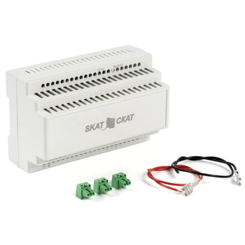 (597) Бастион SKAT-12-4.0 DIN (СКАТ ИБП-12/4-DIN) источник питания 12В 4А АКБ внешн. 1х17-26Ач