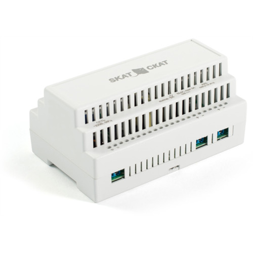 (580) Бастион SKAT-12-3.0 DIN (СКАТ ИБП-12/3-DIN) источник питания 12В 3А пластиковый корпус под DIN рейку 35 мм