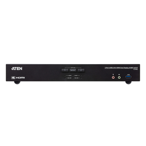 ATEN 2-Port USB3.0 4K HDMI Dual Display KVMP Switch