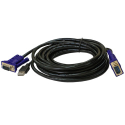 ORIGO Кабель KVM с разъемами VGA и USB, 3 м