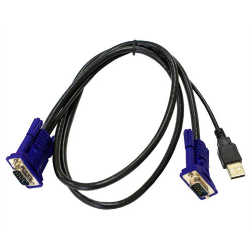 ORIGO Кабель KVM с разъемами VGA и USB, 1,8 м
