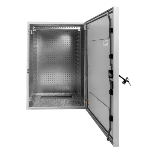 ЦМО Шкаф уличный всепогодный настенный 15U (Ш600  Г300), передняя дверь вентилируемая