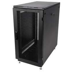 ЦМО Шкаф серверный напольный 24U (600  1000) дверь перфорированная 2 шт., чёрный