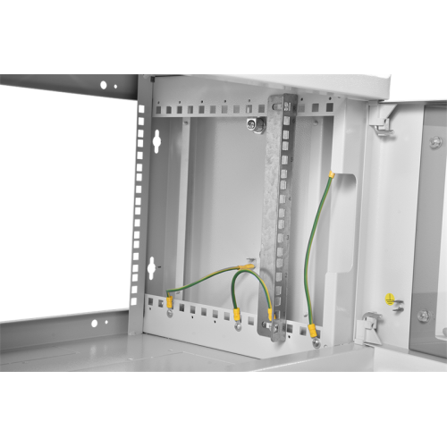 ЦМОШкаф телекоммуникационный настенный сварной 6U (600  350) съёмные стенки, дверь стекло