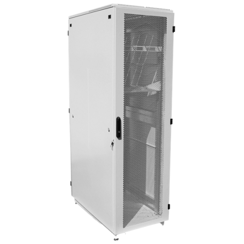 ЦМО Шкаф серверный напольный 48U (600  800) дверь перфорированная 2 шт.