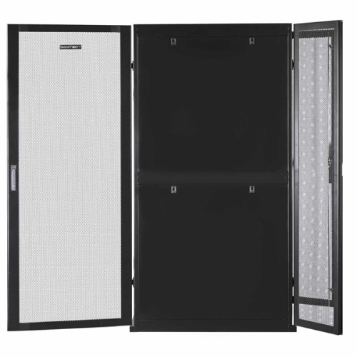 SMARTWATT Серверный шкаф Rack S-Series 42U 800x1070мм, двери с перфорацией, боковые панели 4шт и ролики в комплекте, черный (4512020620017)