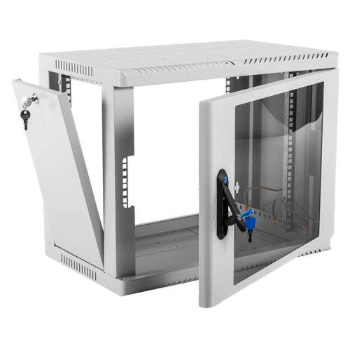 ЦМО Шкаф телекоммуникационный настенный сварной 12U (600  500) съёмные стенки, дверь стекло