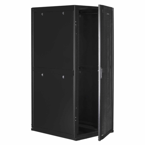 SMARTWATT Серверный шкаф Rack S-Series 42U 800x1070мм, двери с перфорацией, боковые панели 4шт и ролики в комплекте, черный (4512020620017)