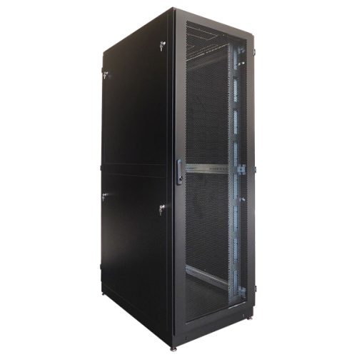 ЦМО Шкаф серверный напольный 48U (800  1000) двойные перфорированные двери 2 шт.