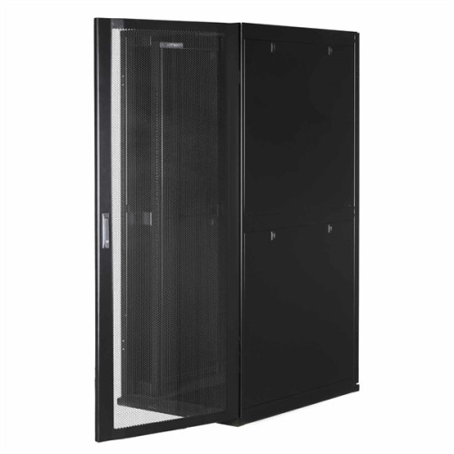 SMARTWATT Серверный шкаф Rack S-Series 42U 800x1070мм, двери с перфорацией, боковые панели 4шт и ролики в комплекте, черный (4512020620017)