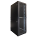 ЦМО Шкаф серверный напольный 48U (800  1000) двойные перфорированные двери 2 шт., чёрный