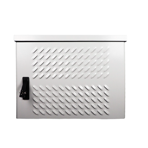 Шкаф уличный всепогодный настенный 6U (600х300), передняя дверь вентилируемая