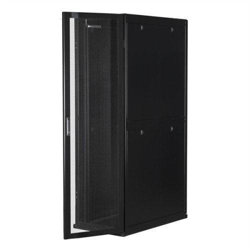 SMARTWATT Серверный шкаф Rack S-Series 42U 600x1070мм, двери с перфорацией, боковые панели 4шт и ролики в комплекте, черный (4512020620015)