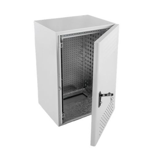 ЦМО Шкаф уличный всепогодный настенный 15U (Ш600  Г300), передняя дверь вентилируемая